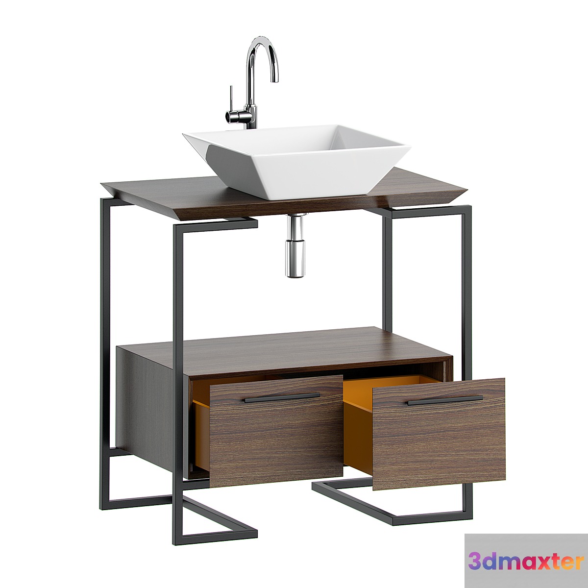 Cabinet with a sink in the bath MOBO ARIYA 3D Max
