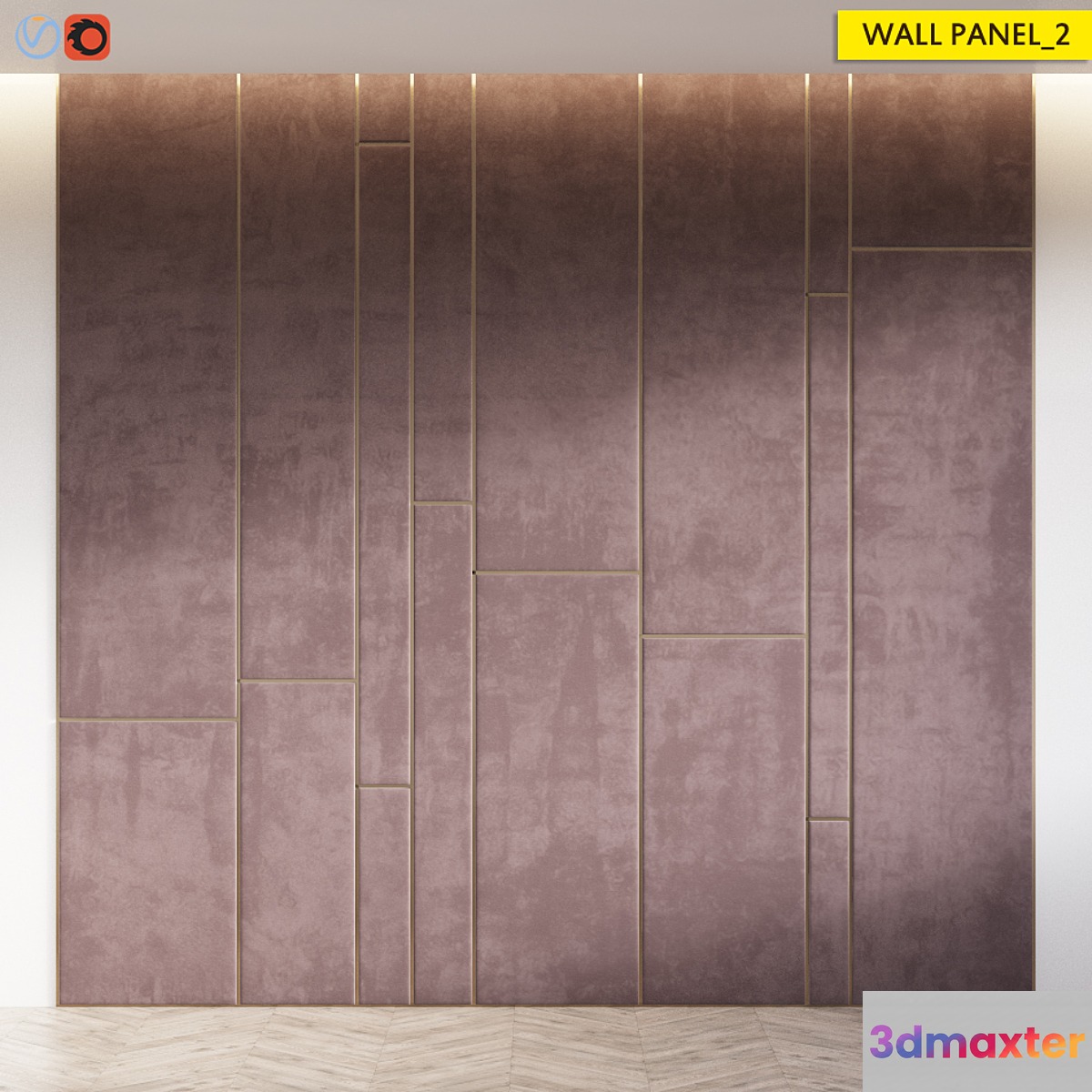 Wall Panel 2 3D Max