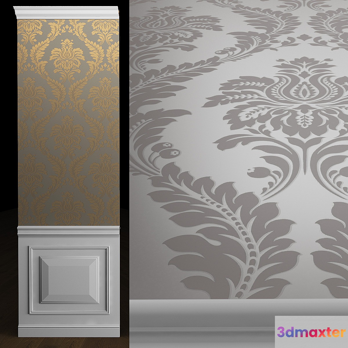 Wallpaper Persian chic Grandeco 3D Max