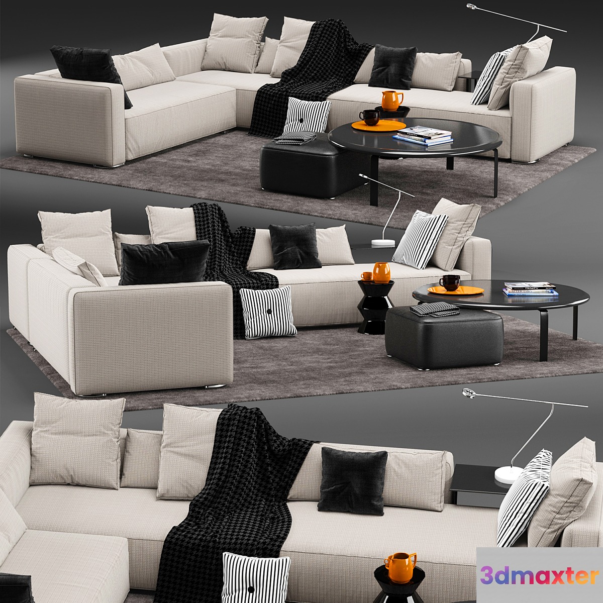 Minotti Donovan 3D Max