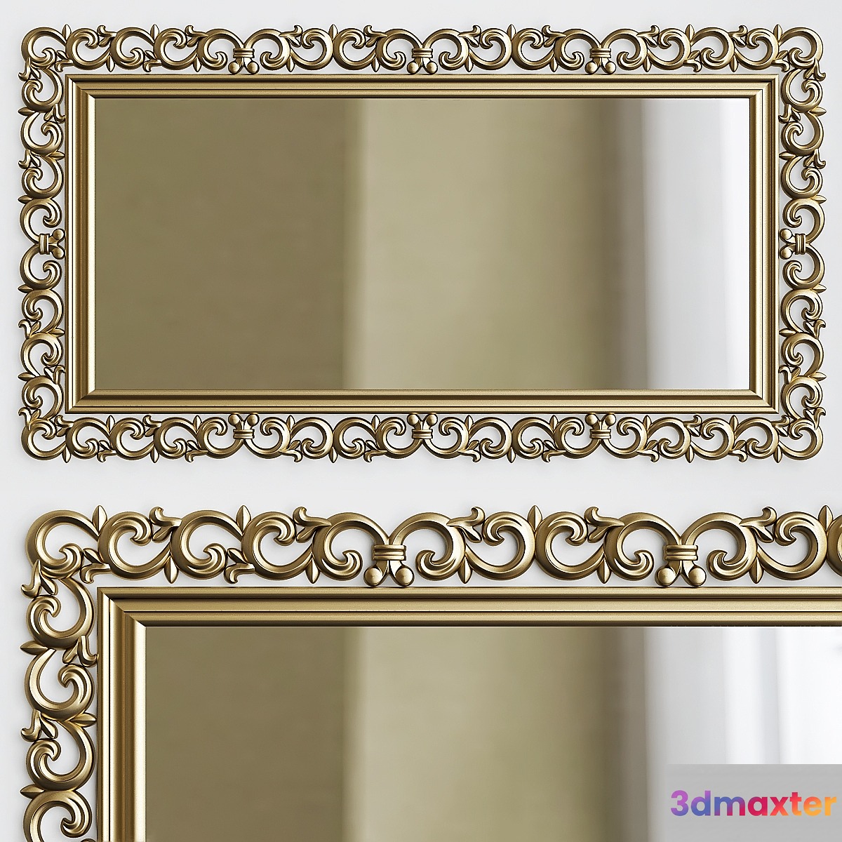 Classic frames mirror 3D Max