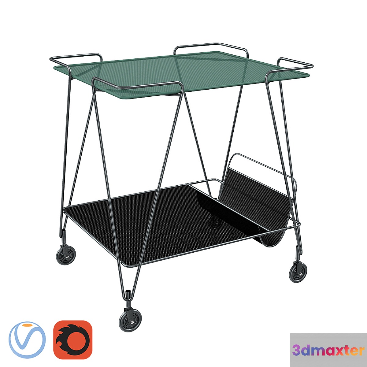 Gubi Mategot trolley 3D Max