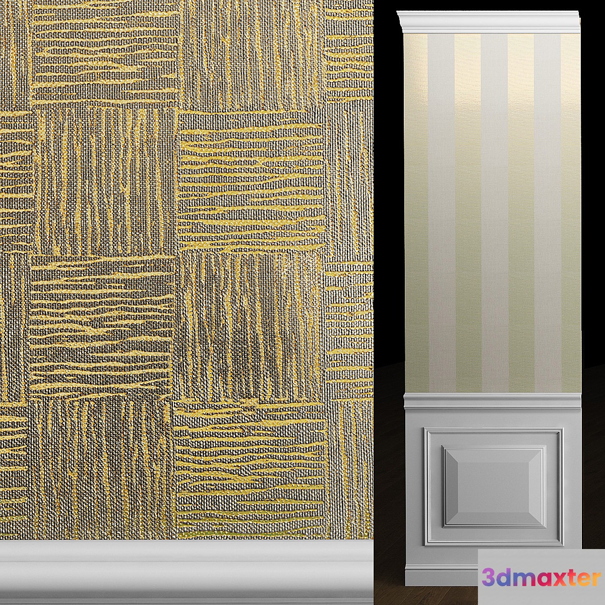 Wallpaper Antoinette couture 3D Max