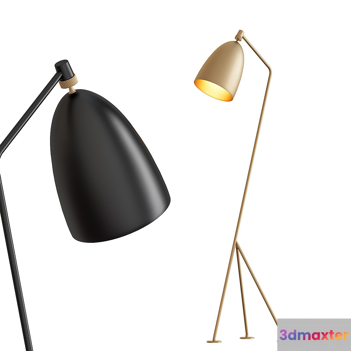 Aston table lampGrasshopper Lamp by Gubi 3D Max