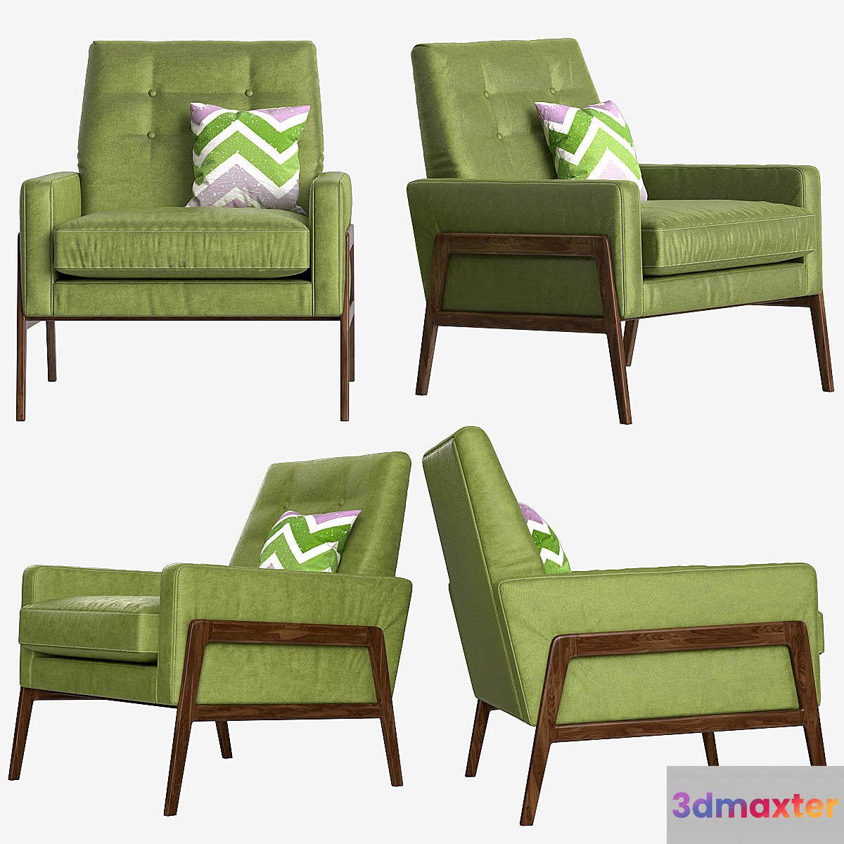 Armchair_Made_Cecil 3D Max
