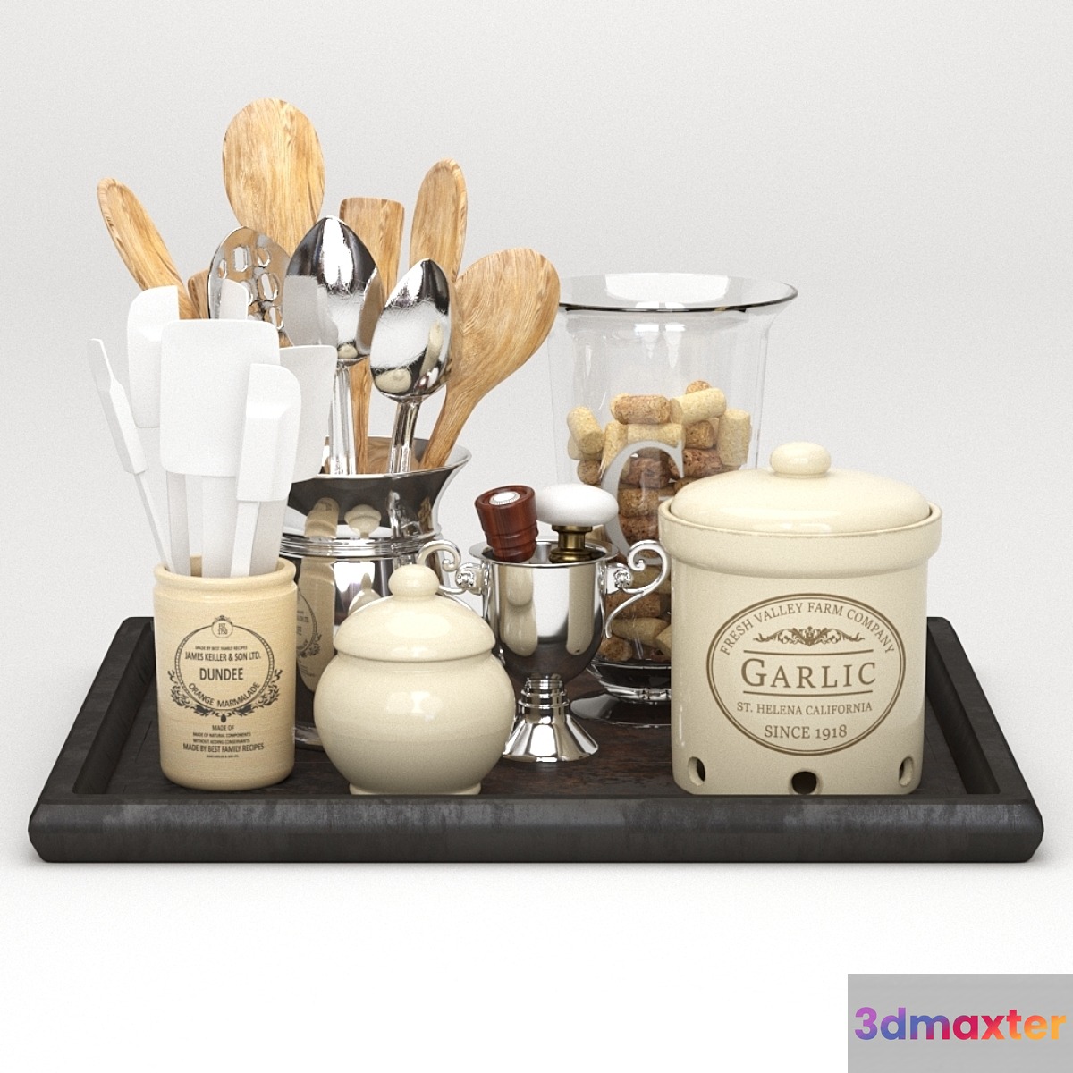 Decorative set for kitchen - No.3