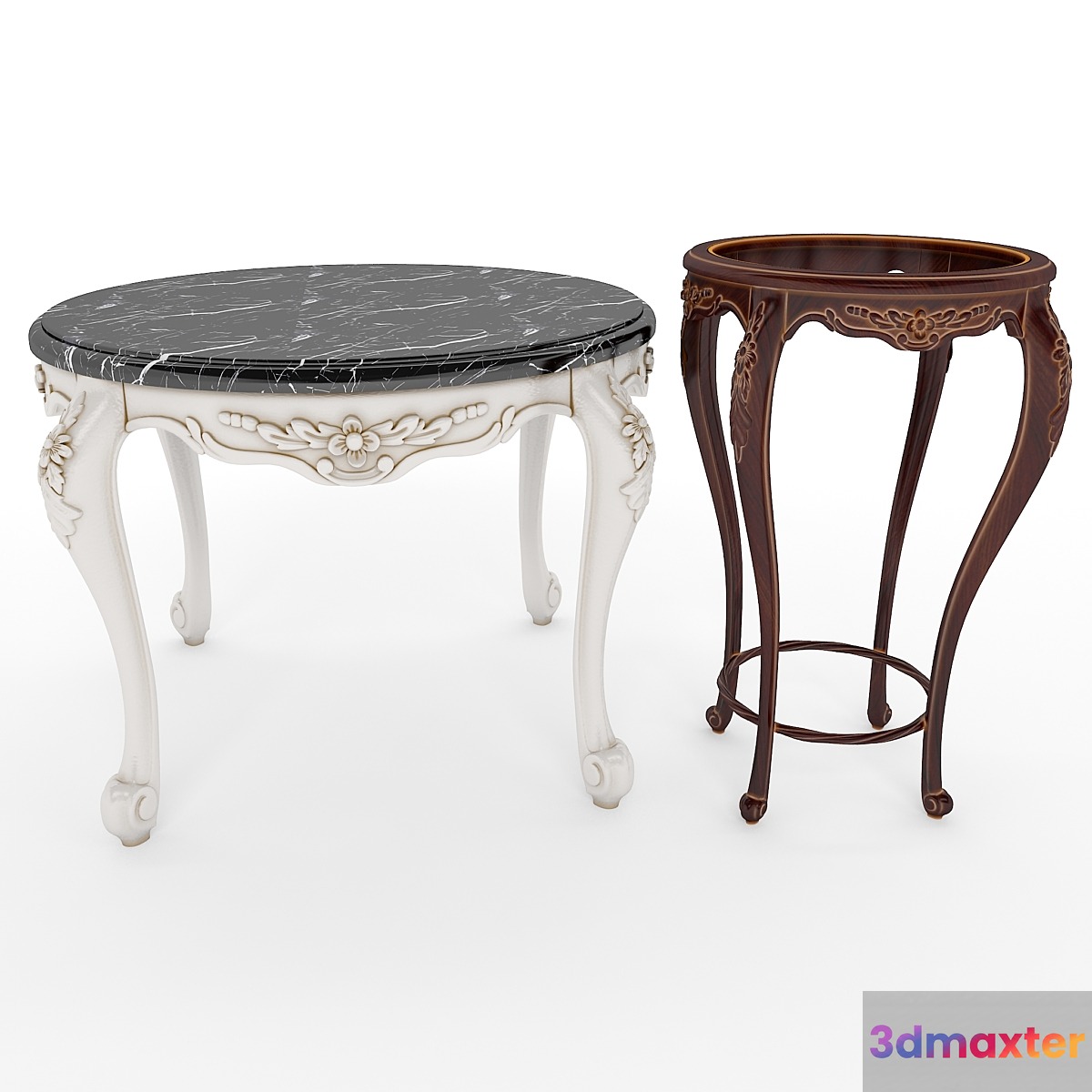 Venus Table Set 3D Max
