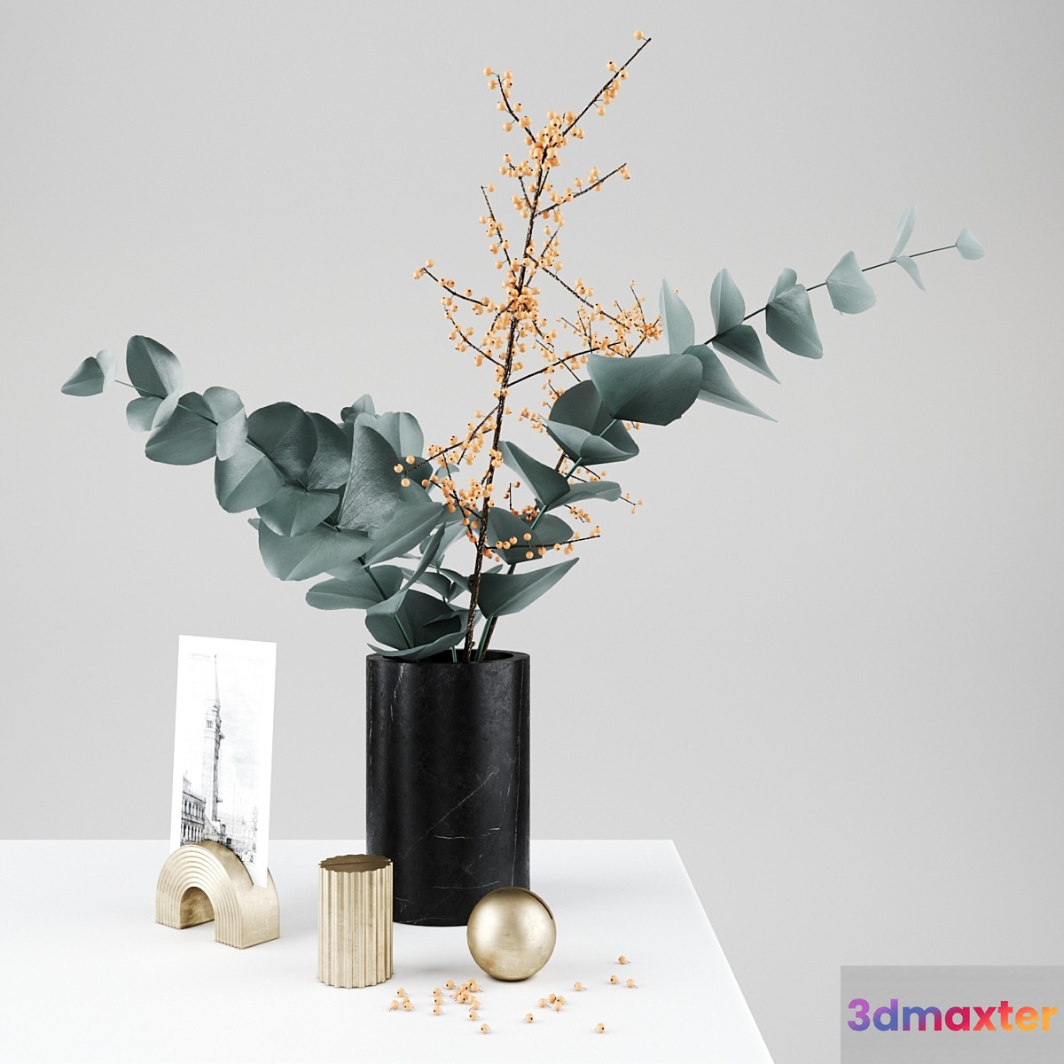 Decor set 02 3D Max