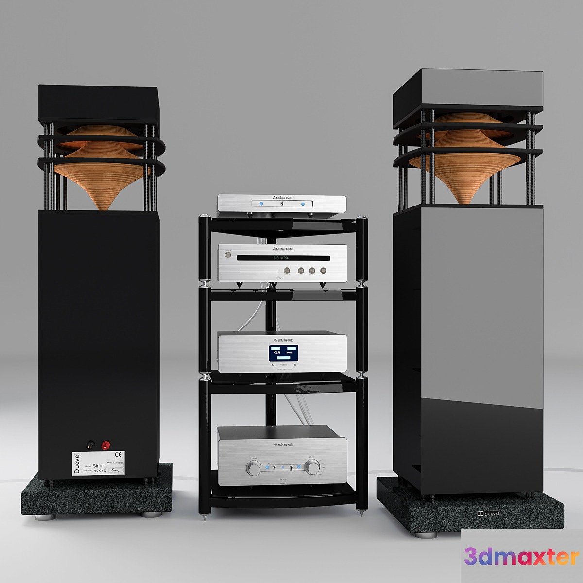 A set of audio equipment class Hi-End