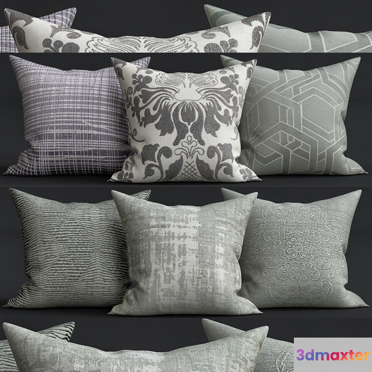 Decorative Pillows - No.8 3D Max
