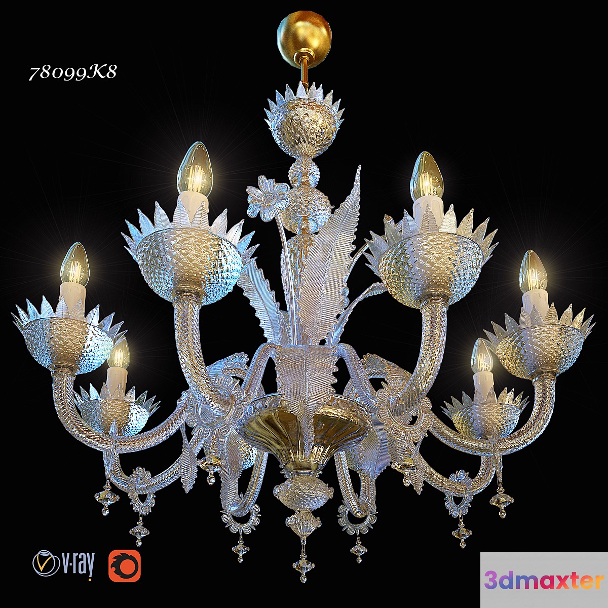 chandelier DeMajo 8099K8