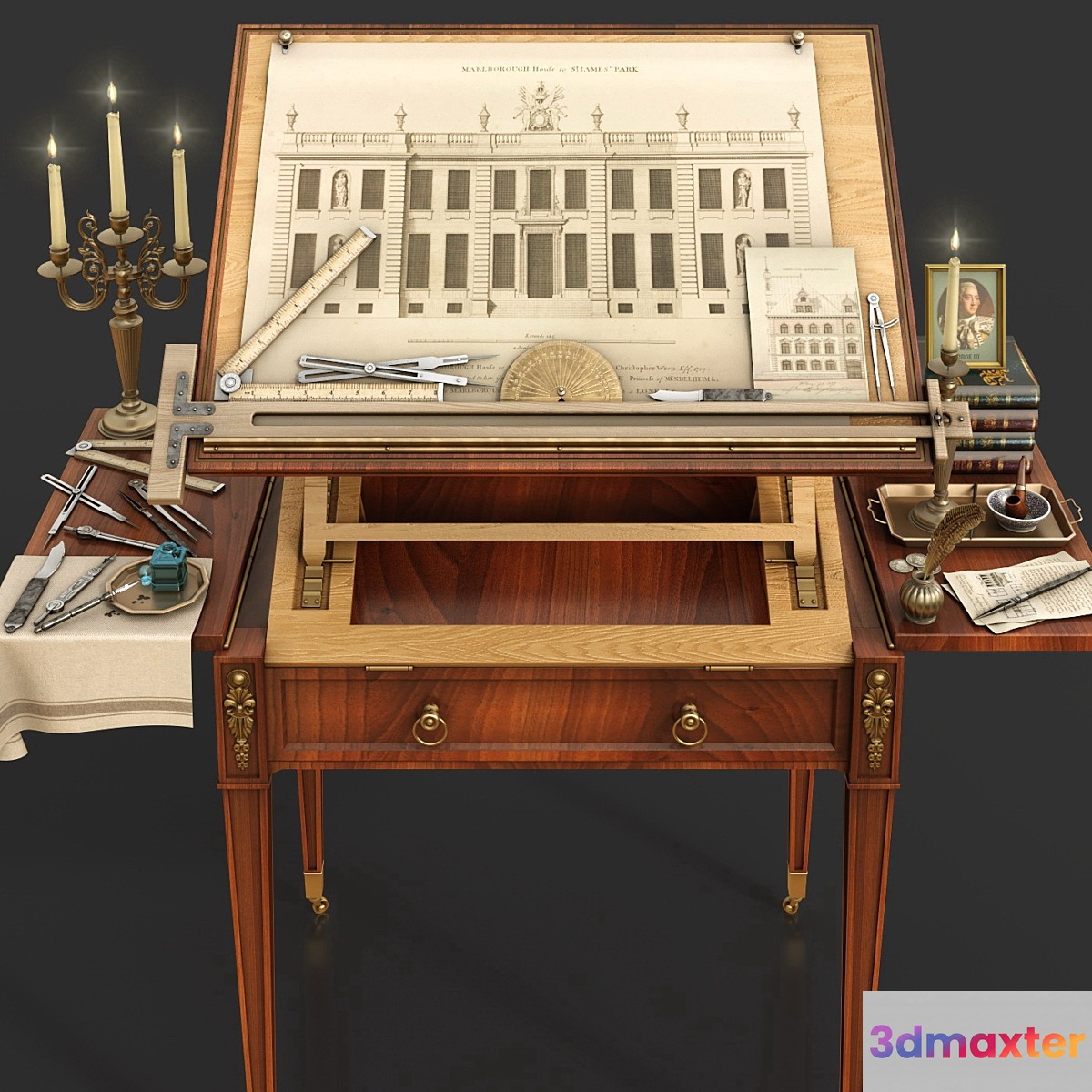 Architectural workshop AD1790 3D Max