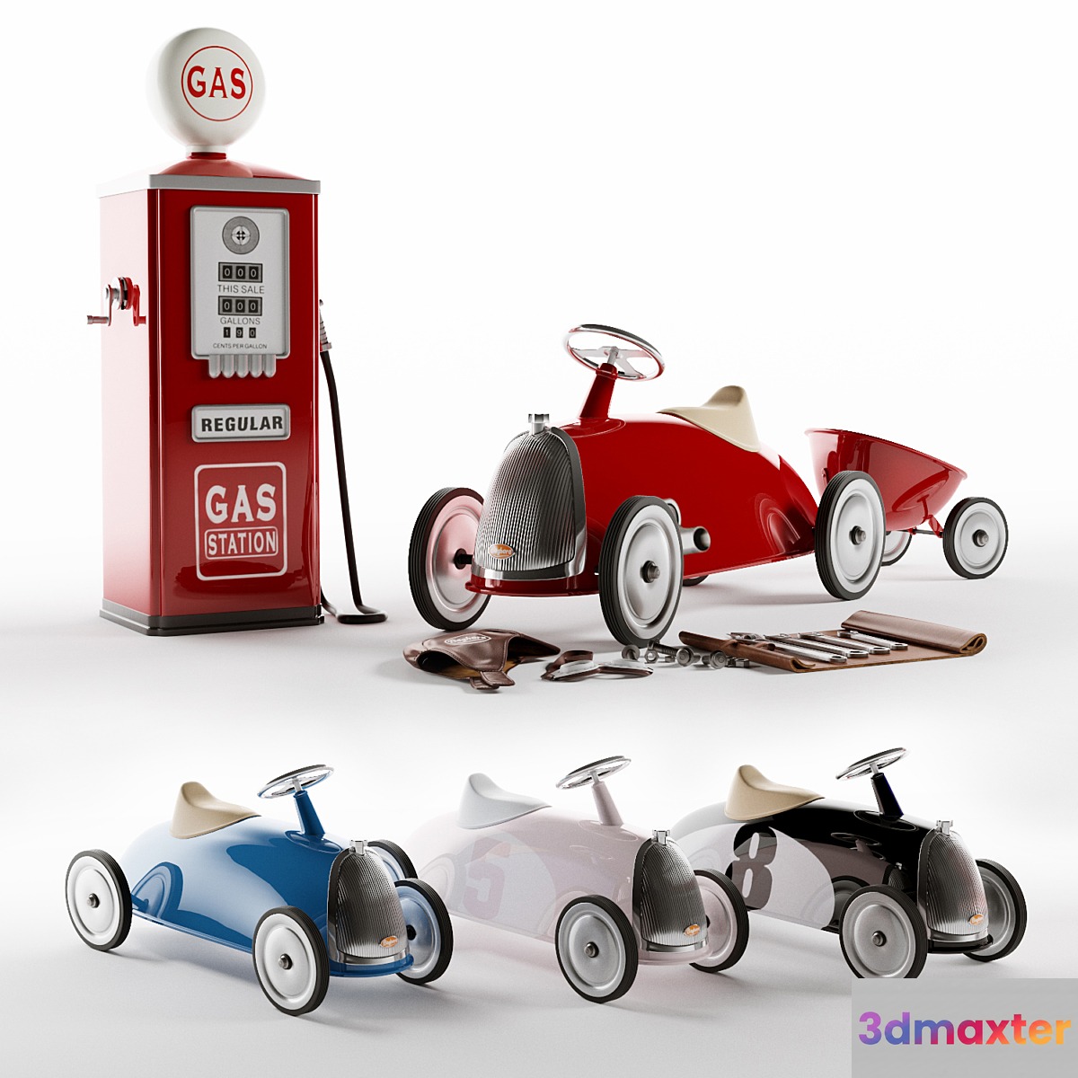 Roadster Scoot Baghera 3D Max