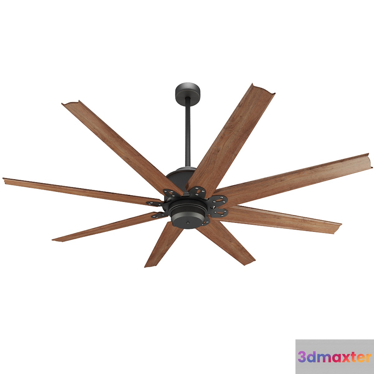 Predator English Bronze Outdoor Ceiling Fan 3D Max