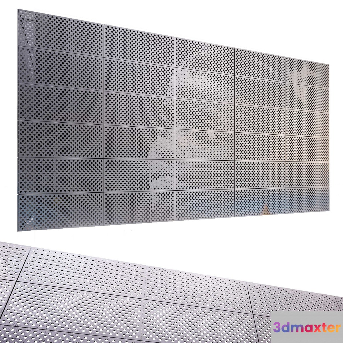 perforated metal panel N5 3D Max