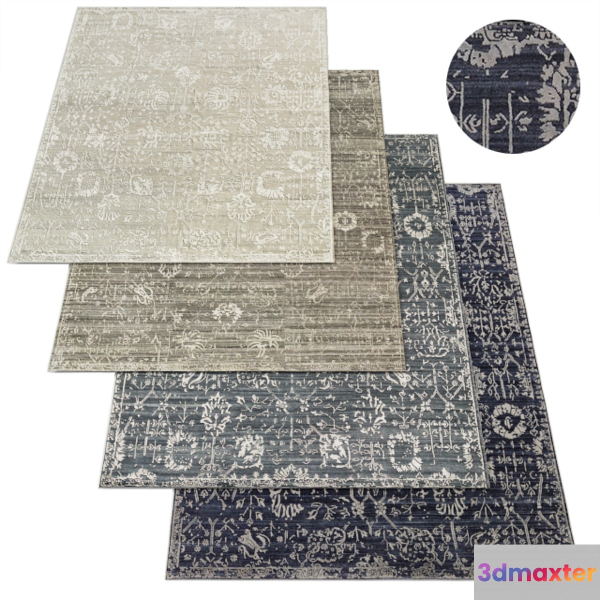 Abra Rug RH Collection 3D Max