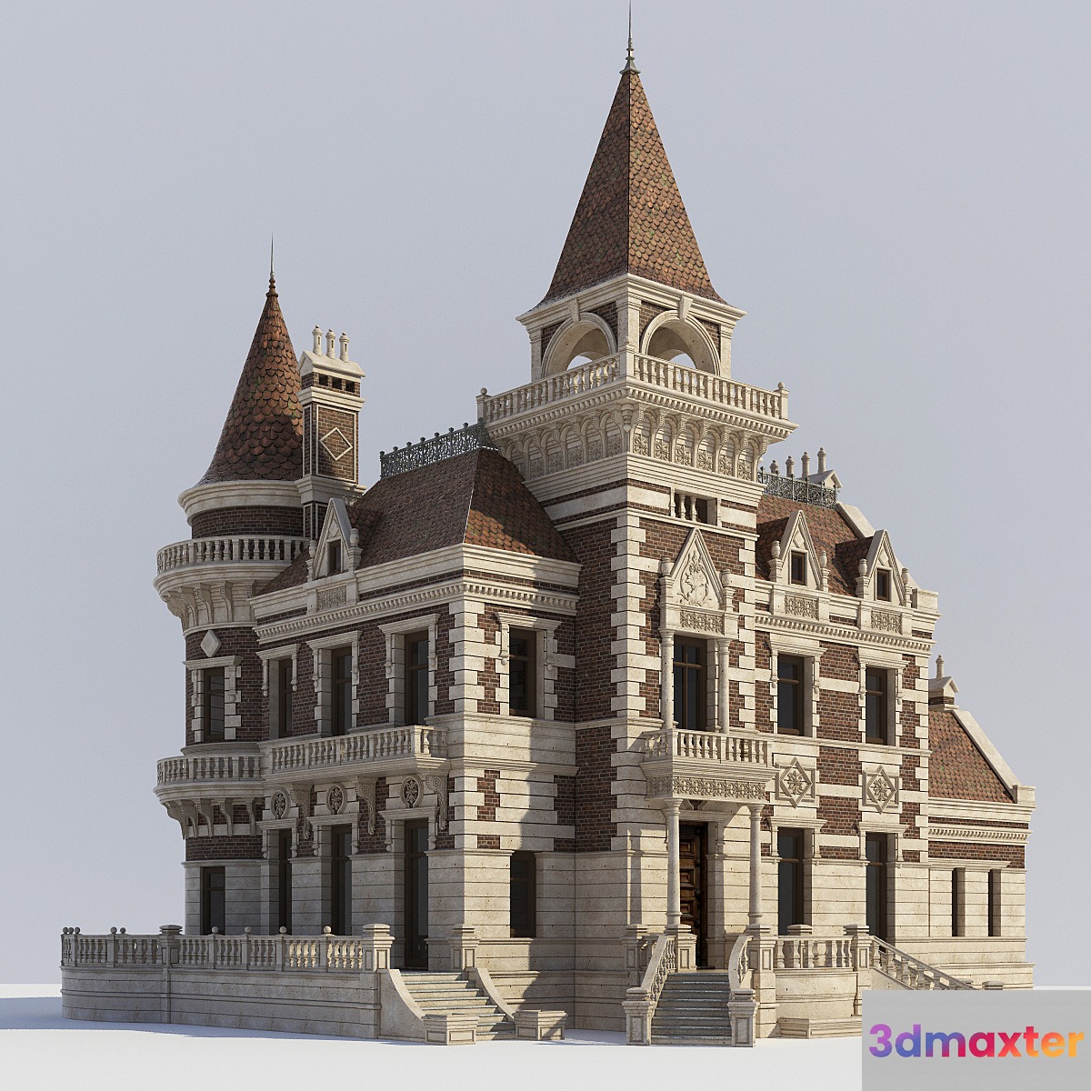 Villa de Argentina 3D Max