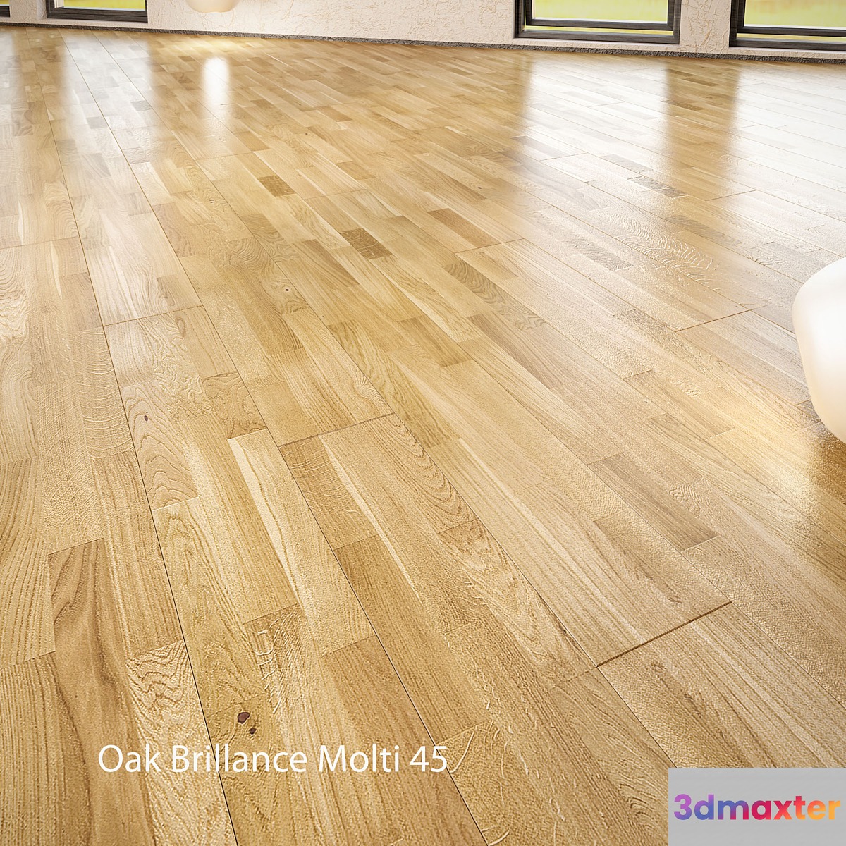 Barlinek Floorboard - Decor Line - Oak Brillance Molti 3D Max