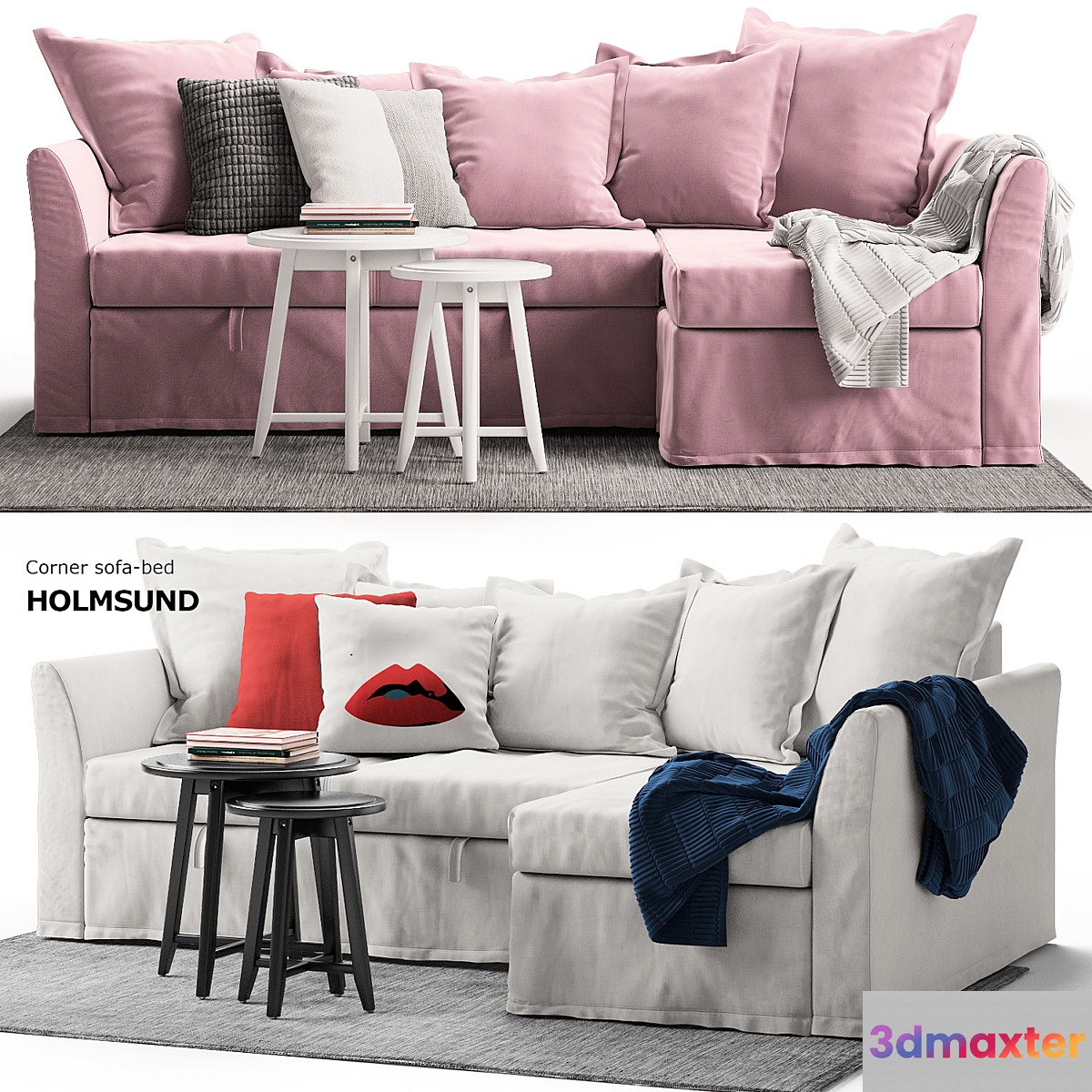 Corner sofa-bed HOLMSUND Ikea _ Corner sofa HOLMASUND Ikea