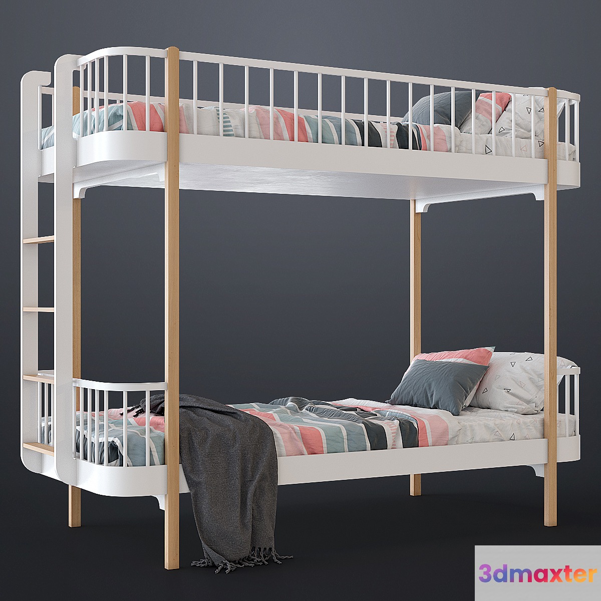 Bunk bed by Oliver furniture 3D Max