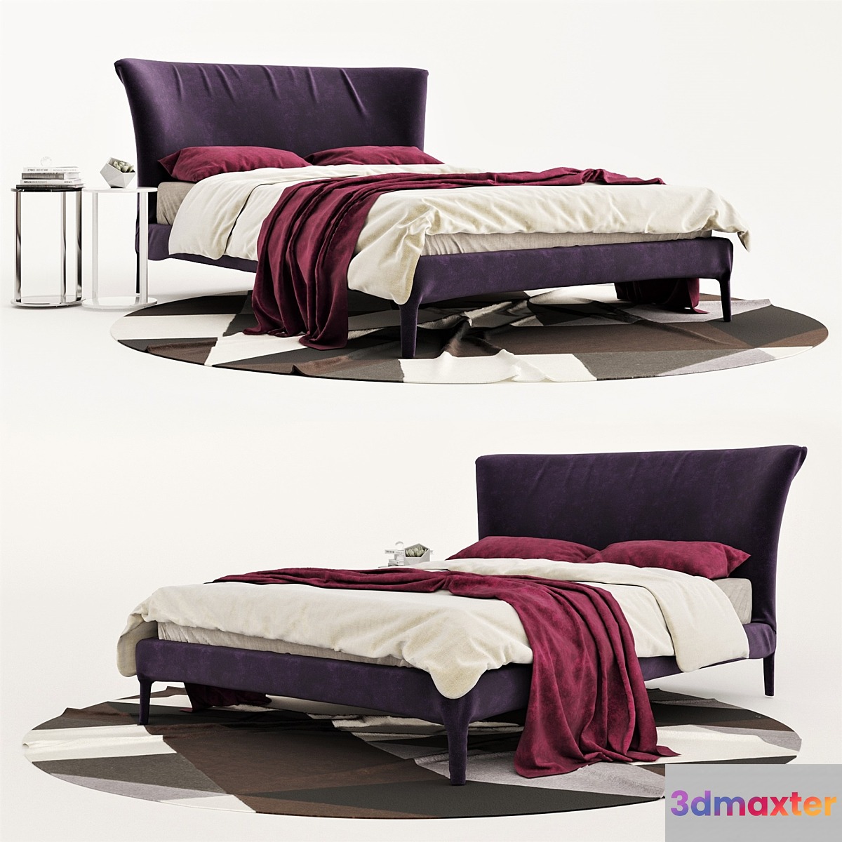 Bed B & B Italia Febo 3D Max