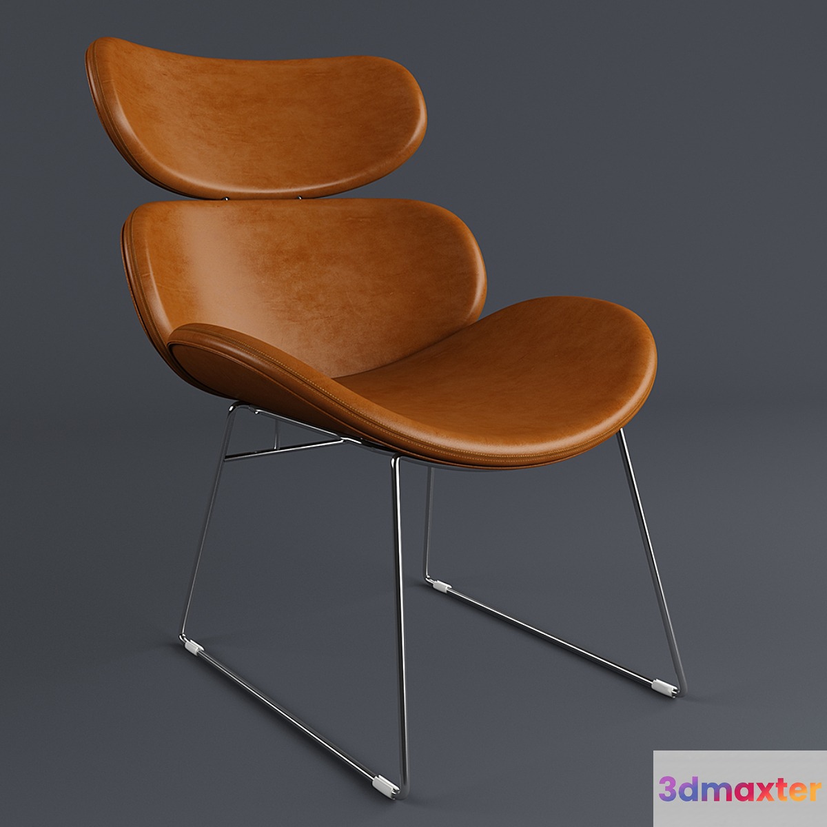Cazar Lounge Chair 3D Max
