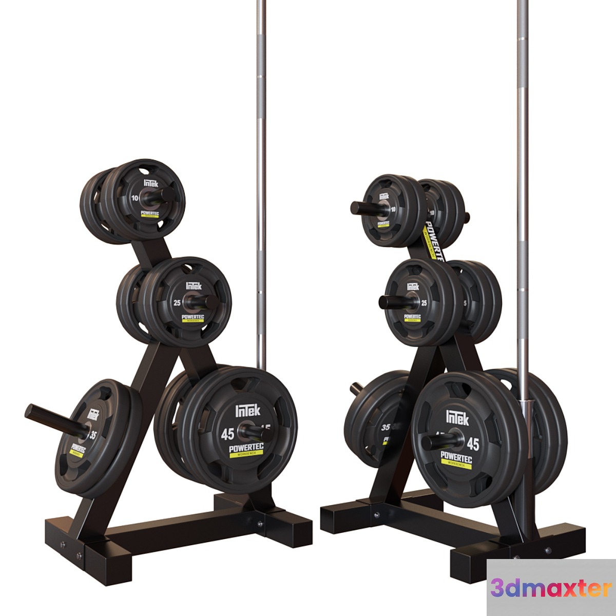 Powertec Weight Rack 3D Max