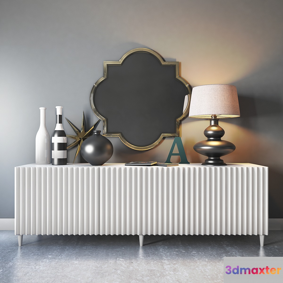 Hooker Decoration Set 3D Max