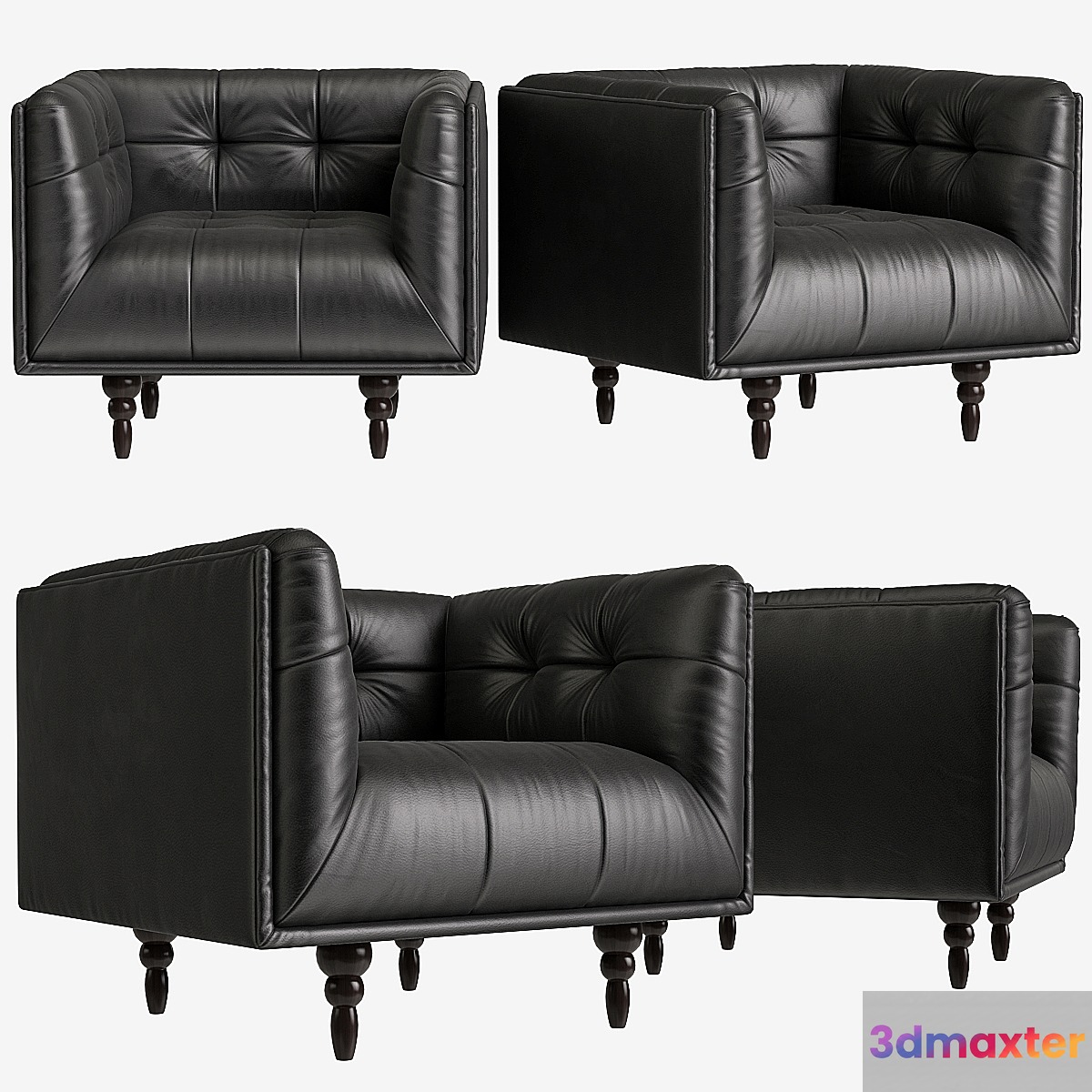 Armchair_Made_Connor 3D Max