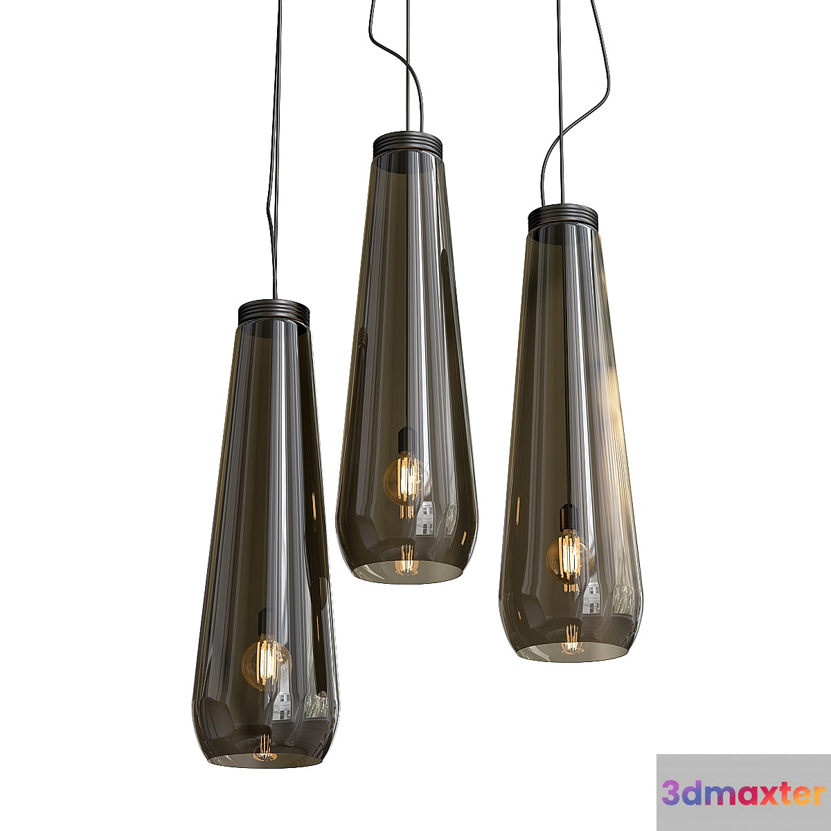Glass Drop Lampada 3D Max