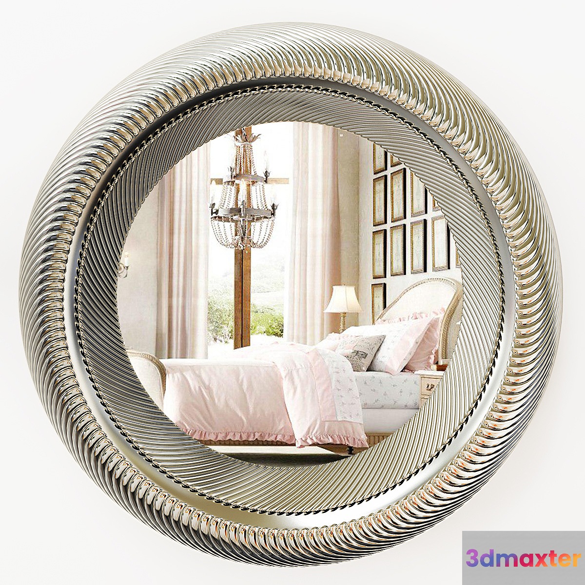 Mirror Silver 3D Max