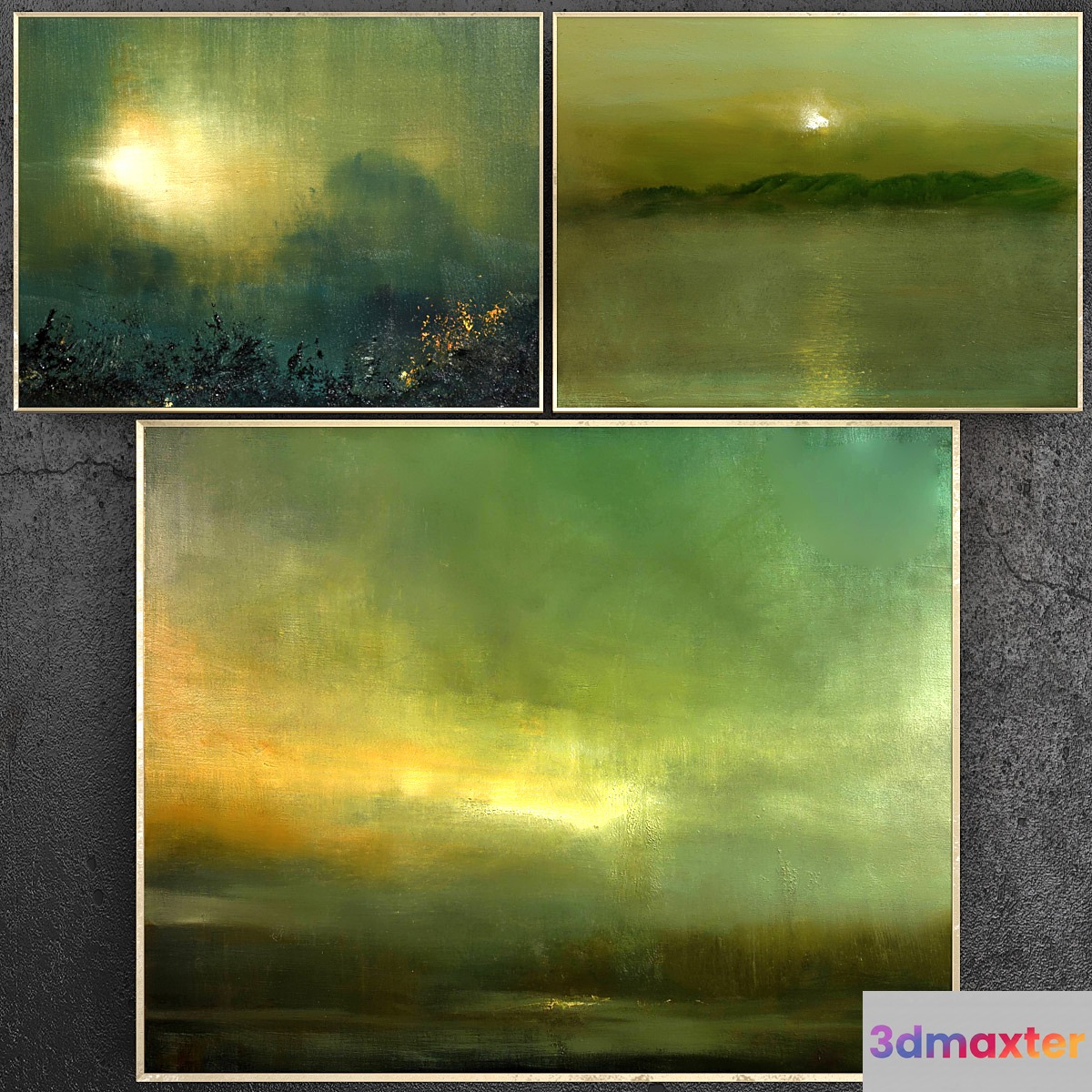 Paintings abstract | set 177 3D Max