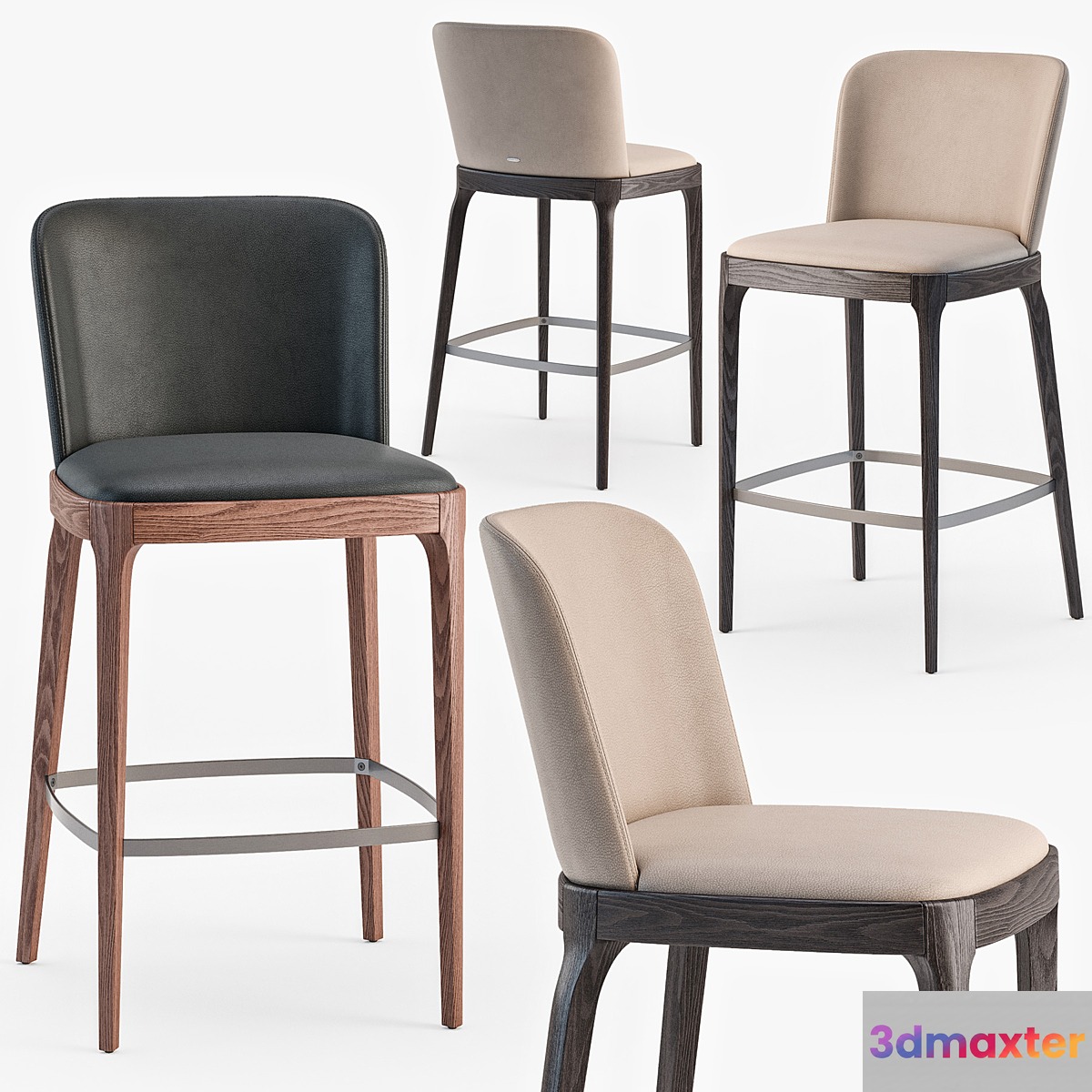 Cattelan Italia Magda stool 3D Max