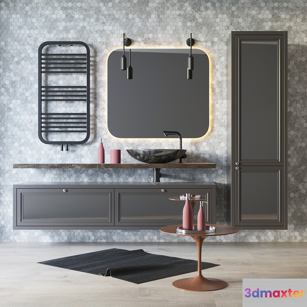 bathroom furniture - No.5 3D Max