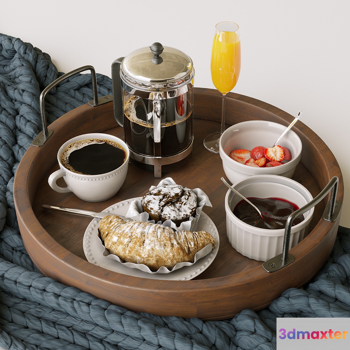 breakfast 2 3D Max