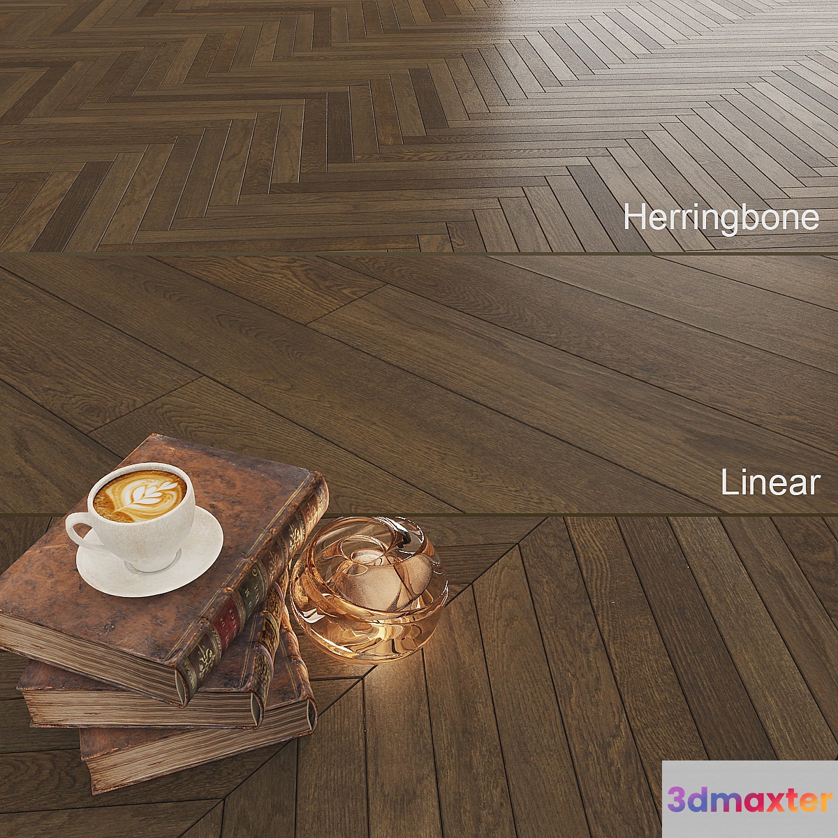 Parquet Karelia Oak Oregano 3D Max