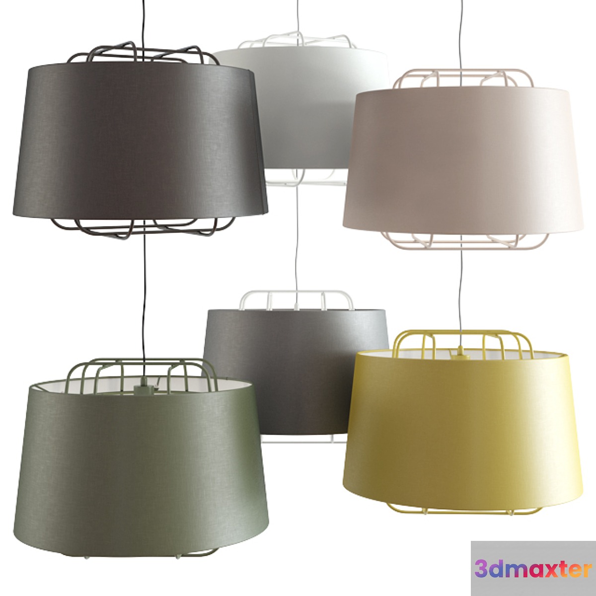 Blu Dot _ Perimeter Large Pendant Light 3D Max