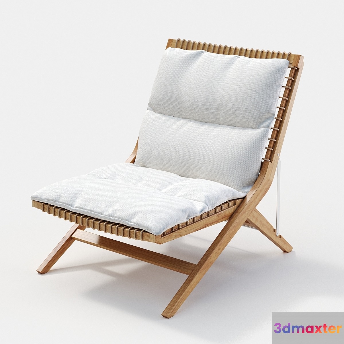 Unopiu Synthesis folding deckchair 3D Max