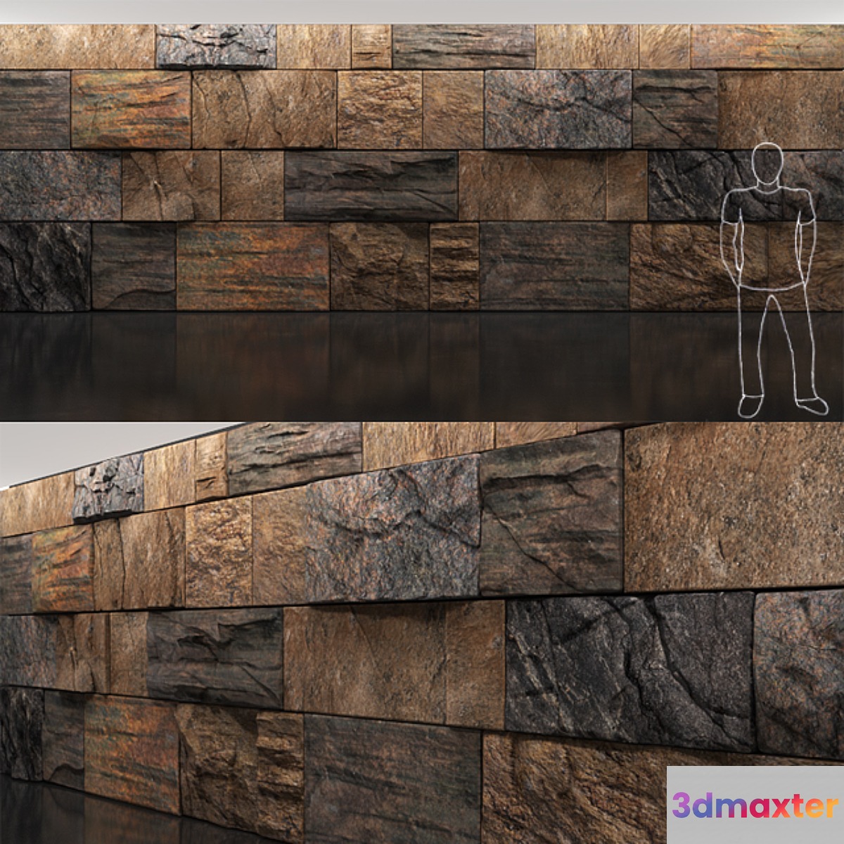 wild stone wall
