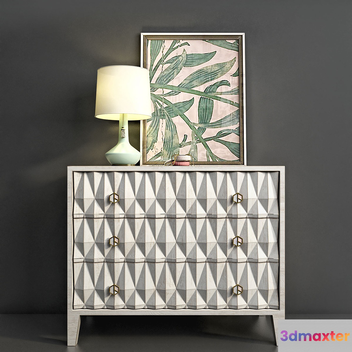 Chest of Espalier Anthropologie 3D Max