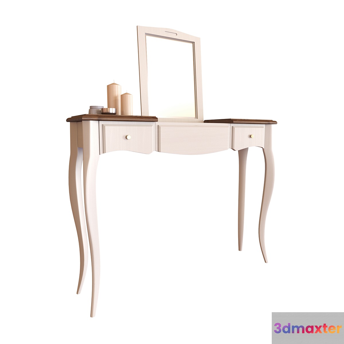 Make-up table with mirror ST9309 Leontina