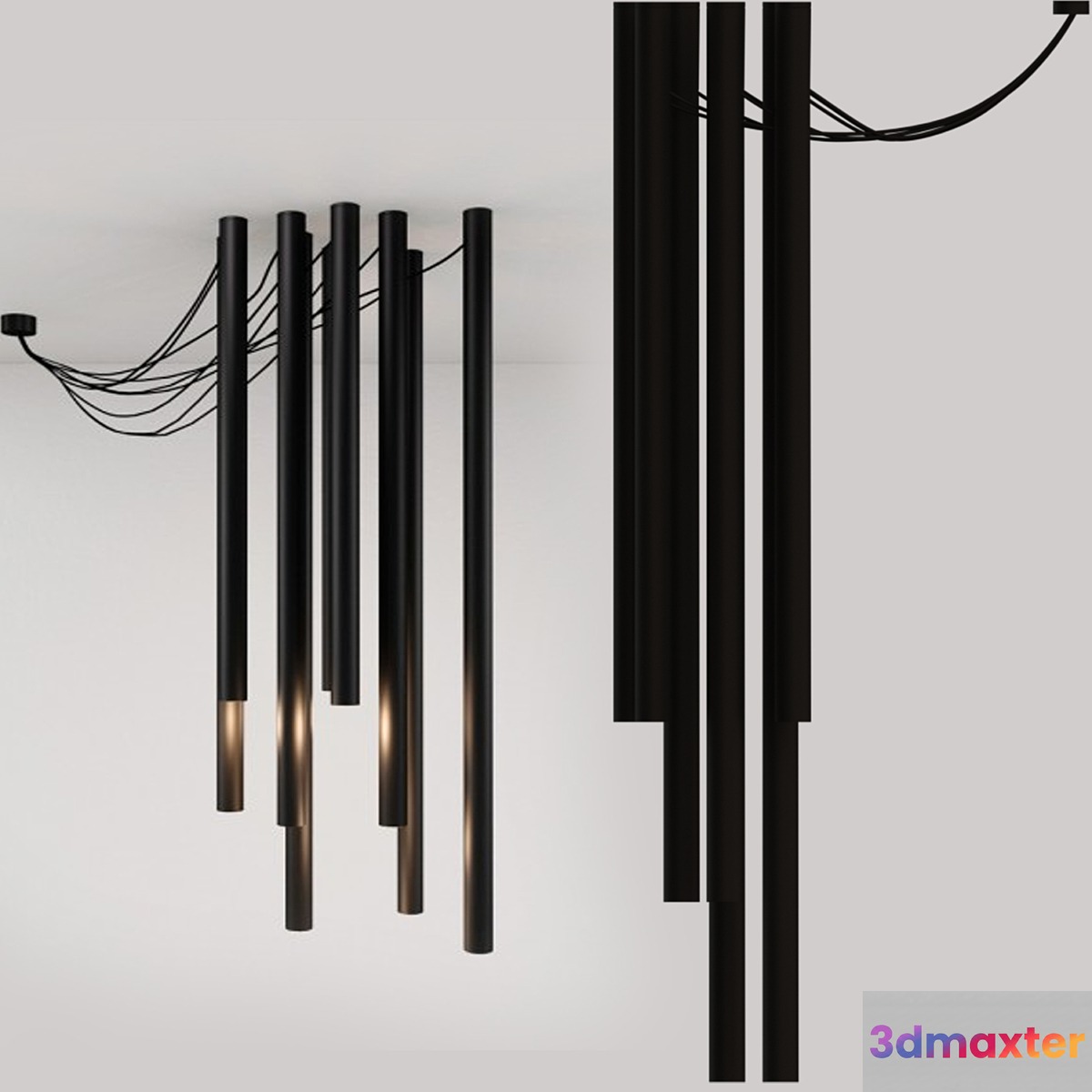 TUBE black 8 3D Max