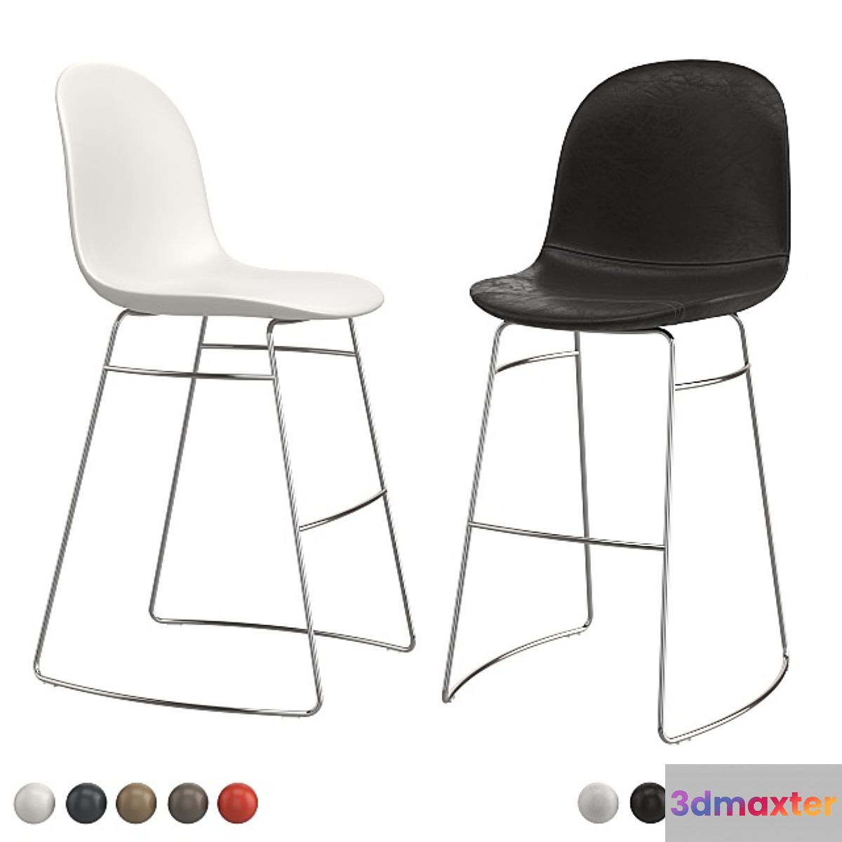 Bar stool Calligaris Academy 2. 3D Max