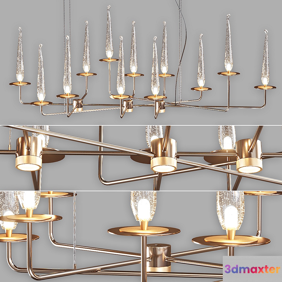 Chandelier Lancelot by Cattelan 3D Max