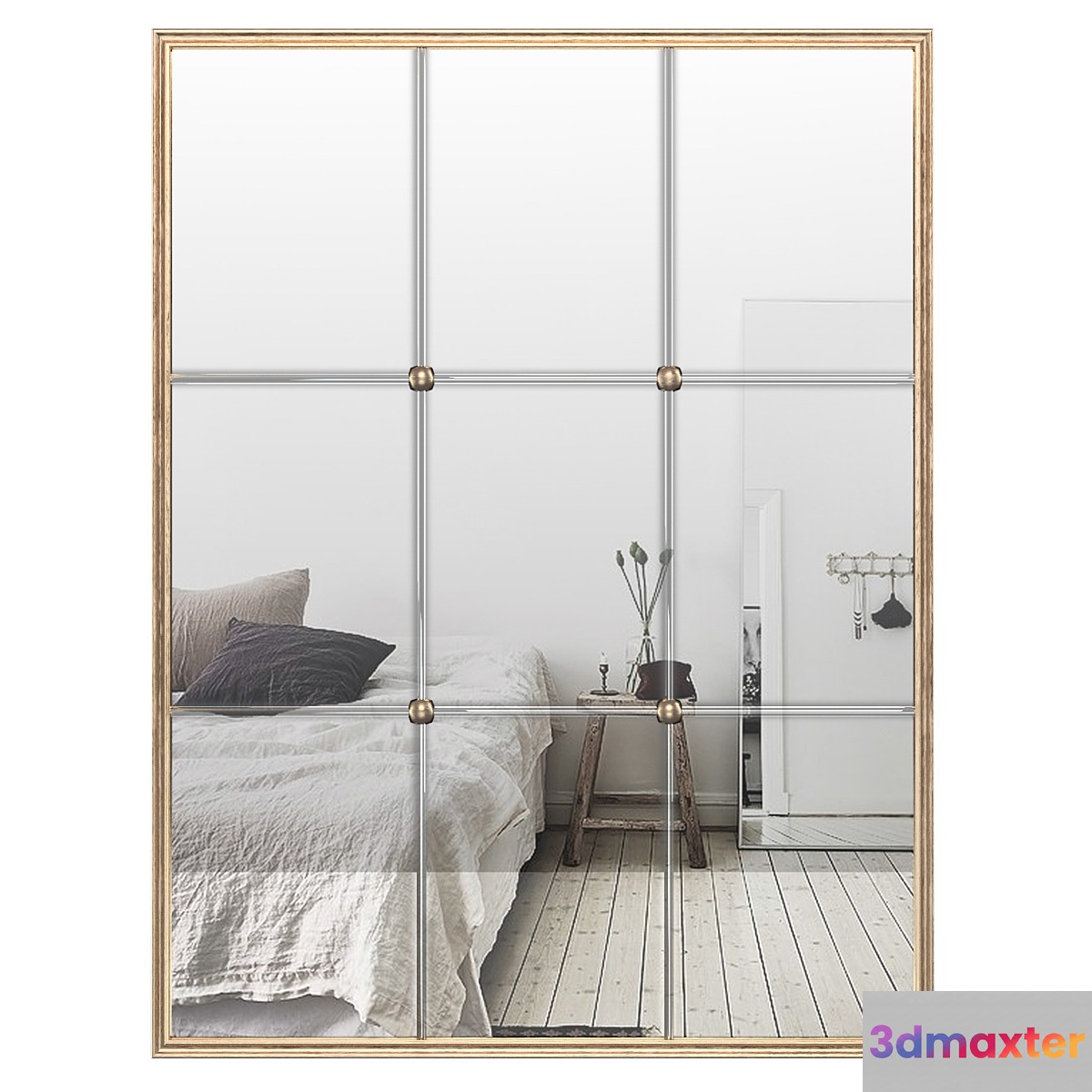 Windowpane Reflections Contemporary Wall Mirror PGN2607