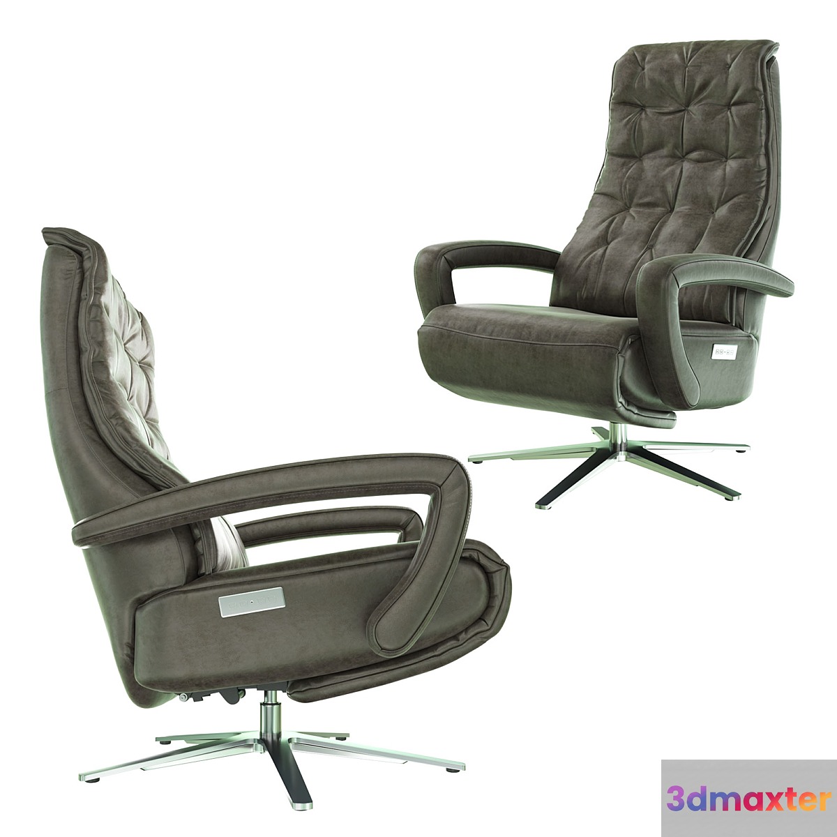 Interliving Relaxsessel 3D Max