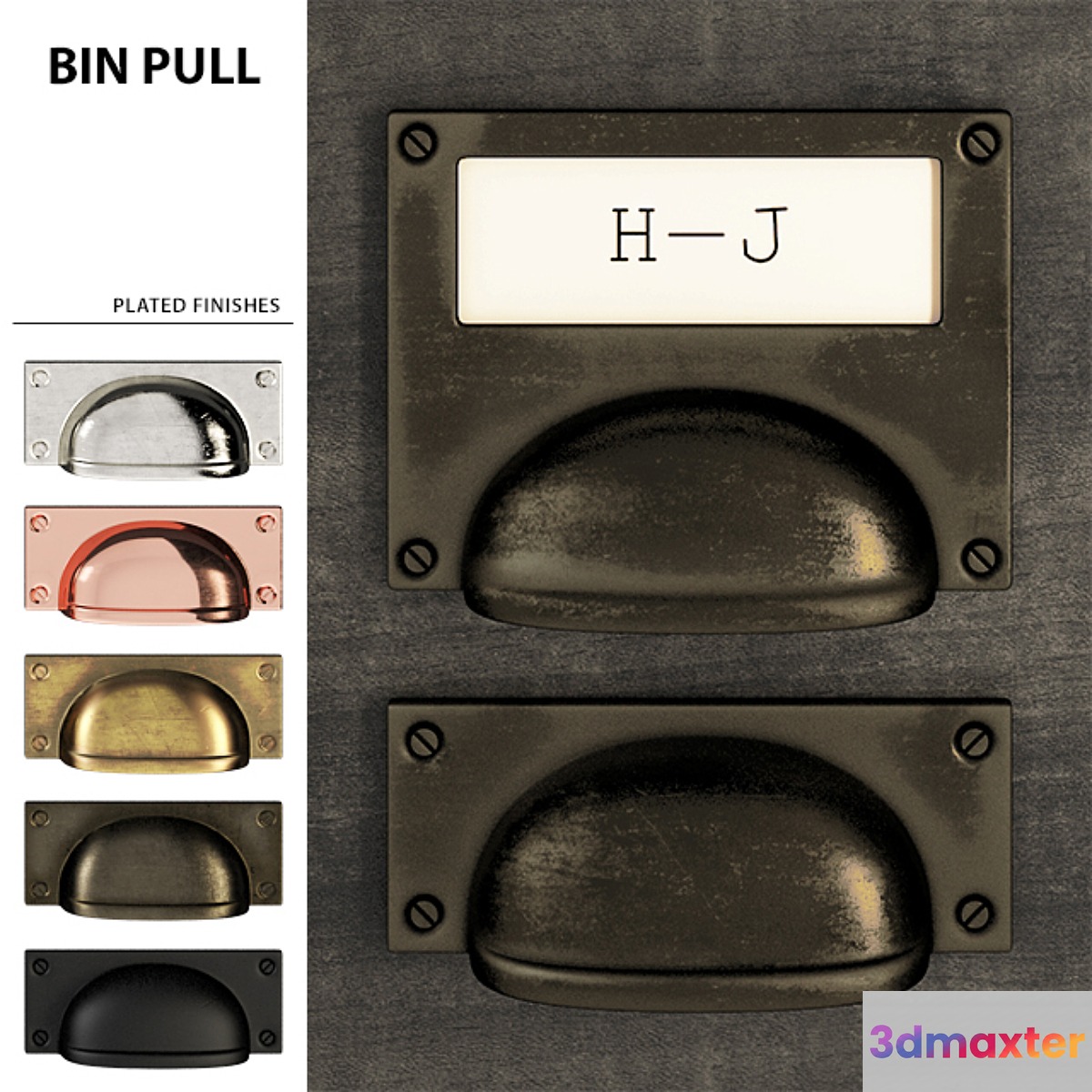 Furniture handles Nanz N ° 8681 and N ° 8686 3D Max