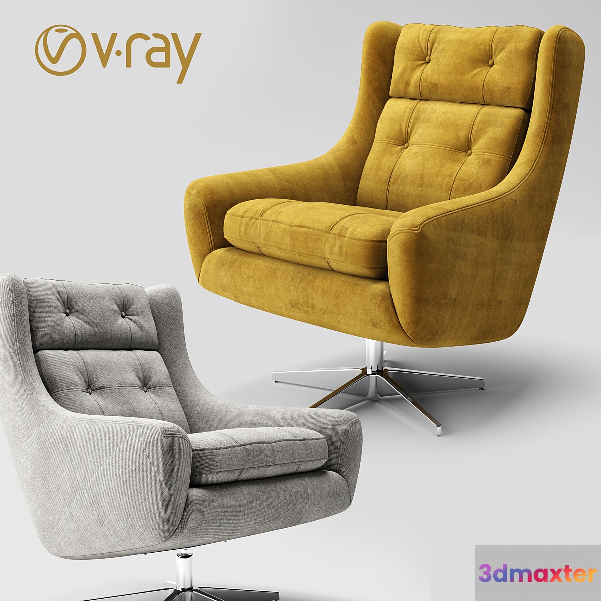 Club Chair 3D Max
