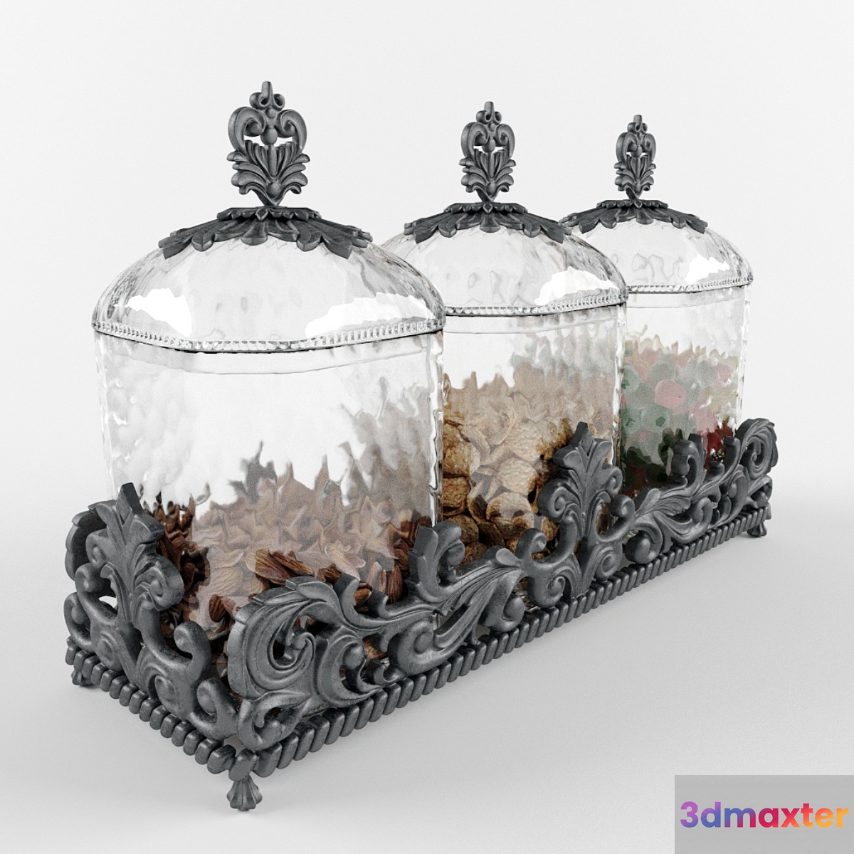 GG Collection Three Glass Canisters