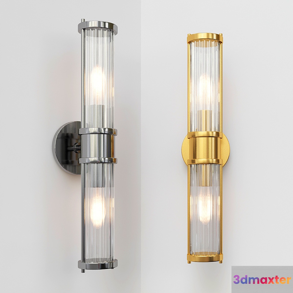 Wall Lamp Claridges Double 3D Max